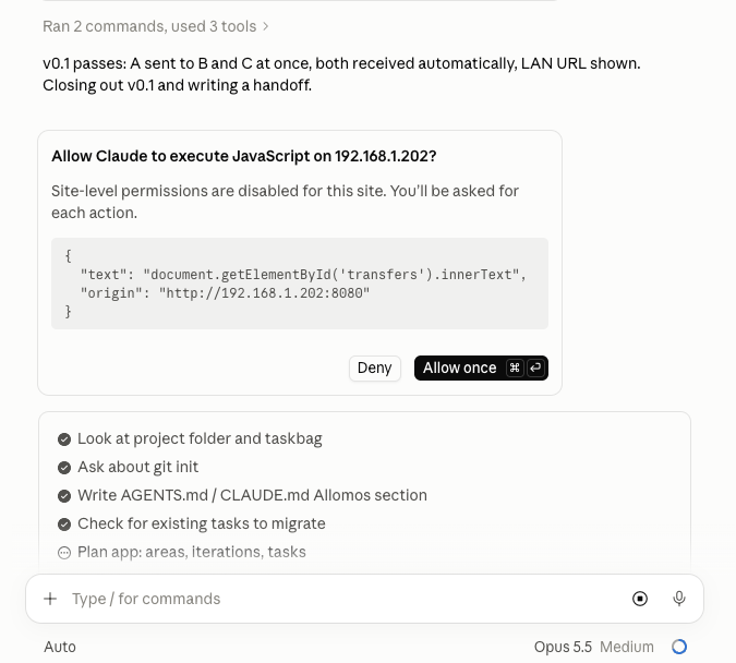 执行 JavaScript 还要逐次确认：这个站点不能整站授权。